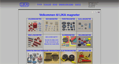 Desktop Screenshot of lika.dk